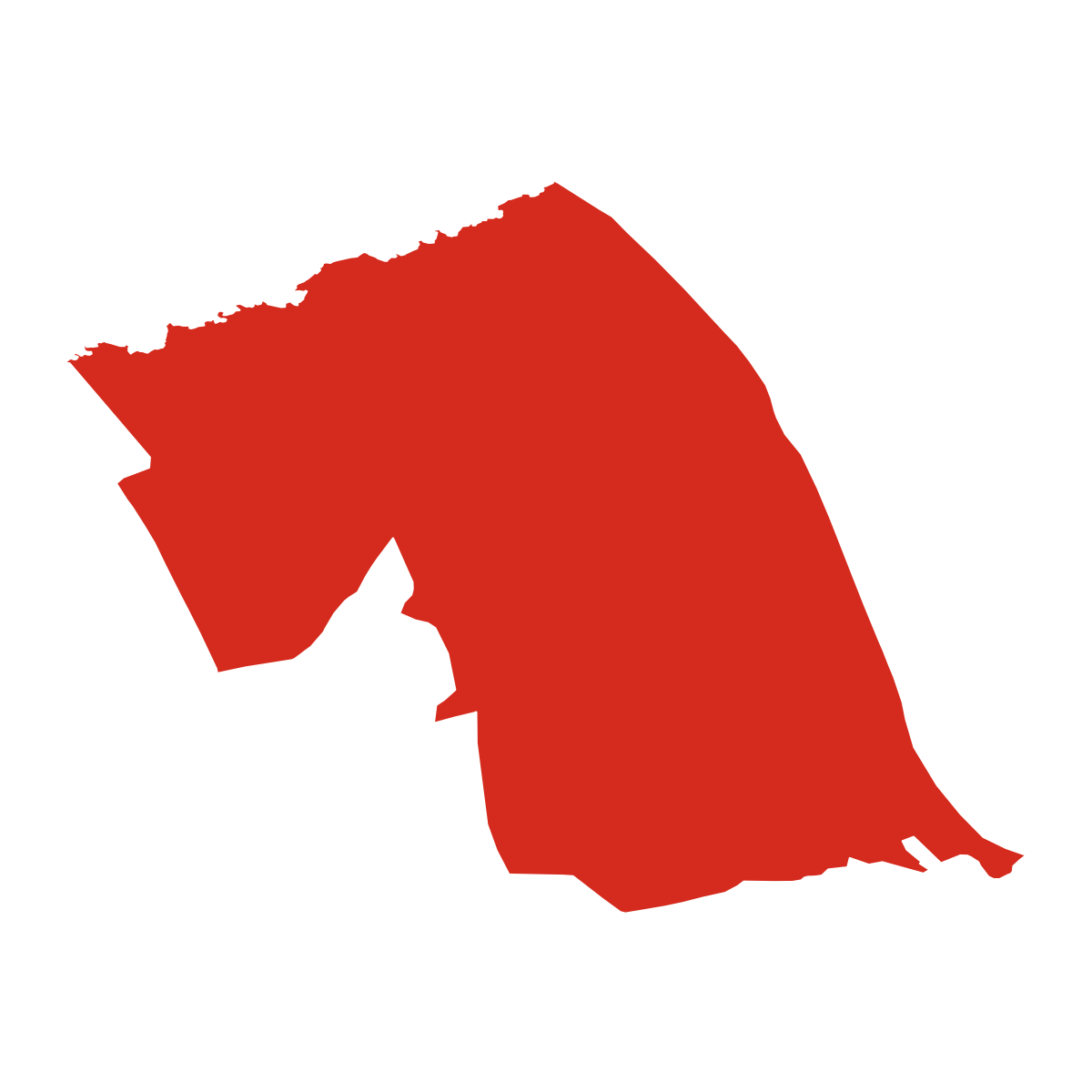 Wolanów boundary map
