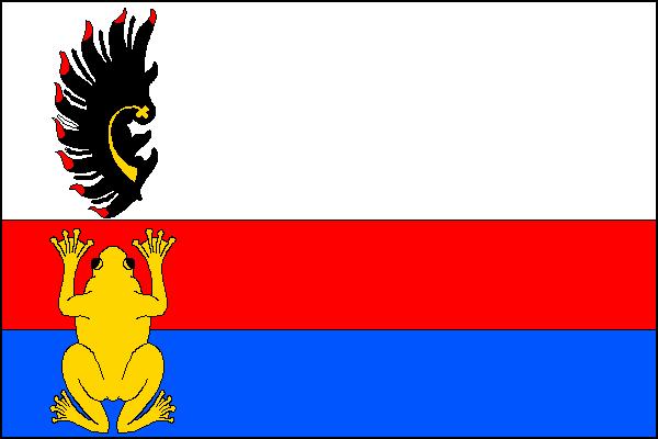 Flag of Žabonosy, Central Bohemian Region