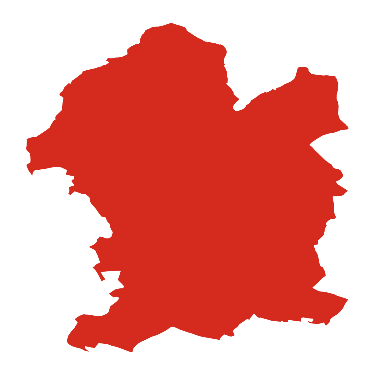 Zábrdí boundary map