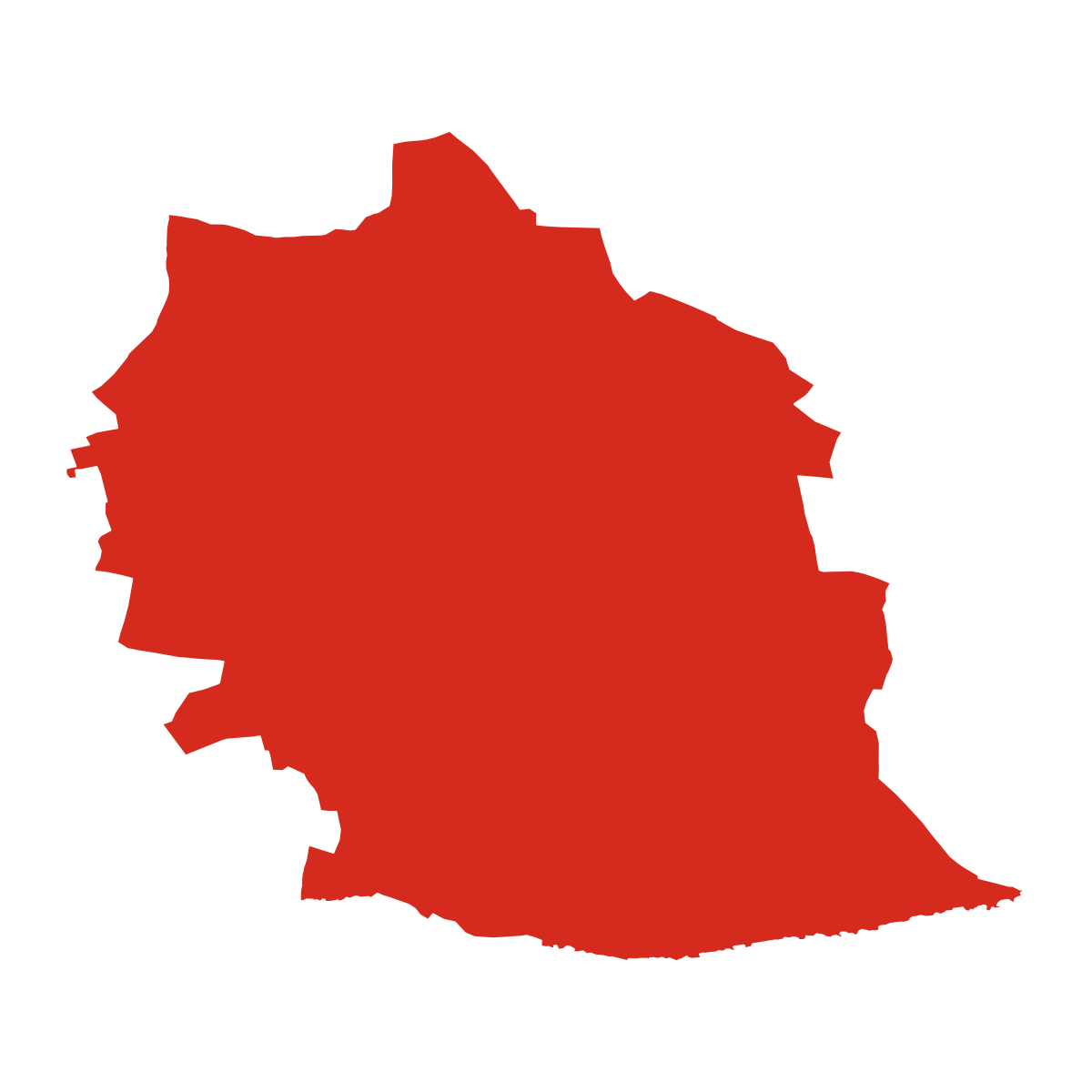 Zadní Střítež boundary map