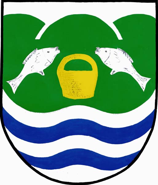 Coat of arms of Zadní Třebaň, Central Bohemian Region