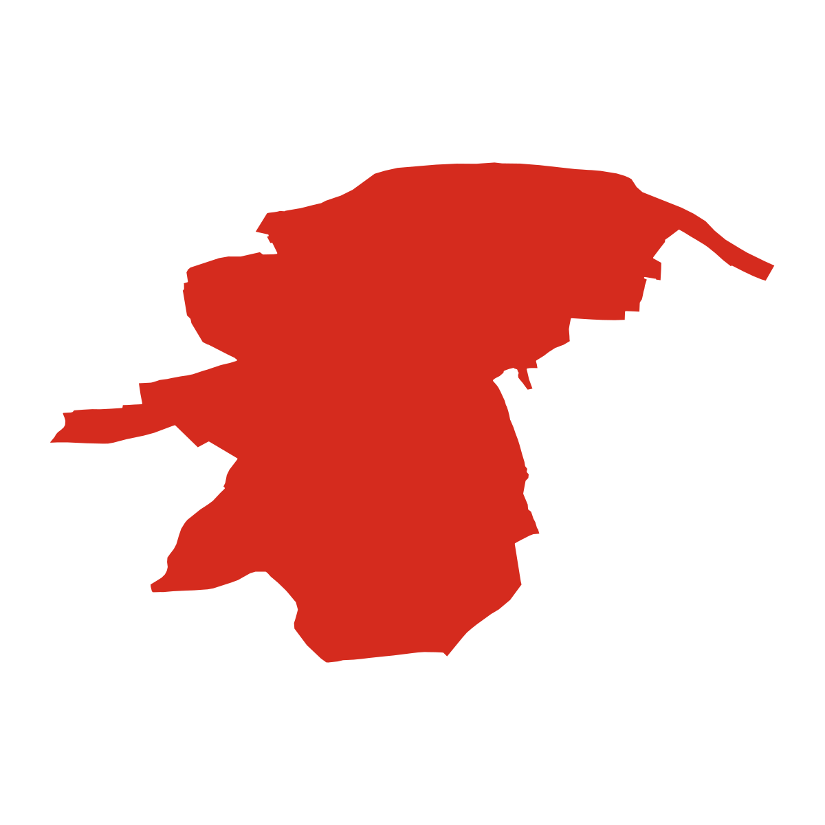 Zadní Třebaň boundary map