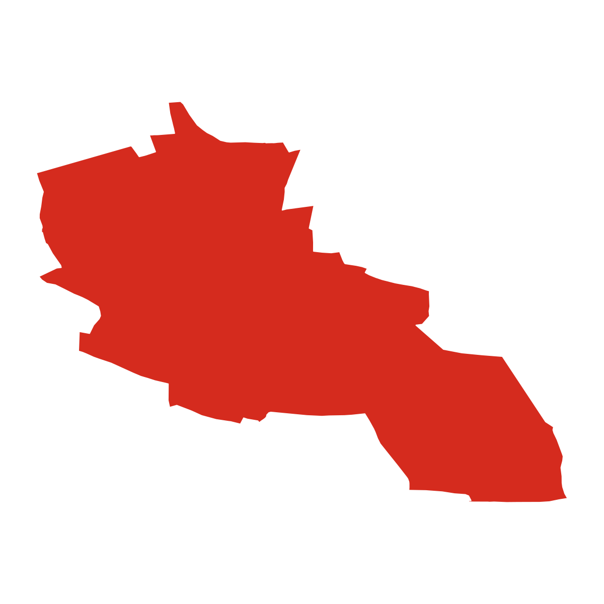 Žádovice boundary map