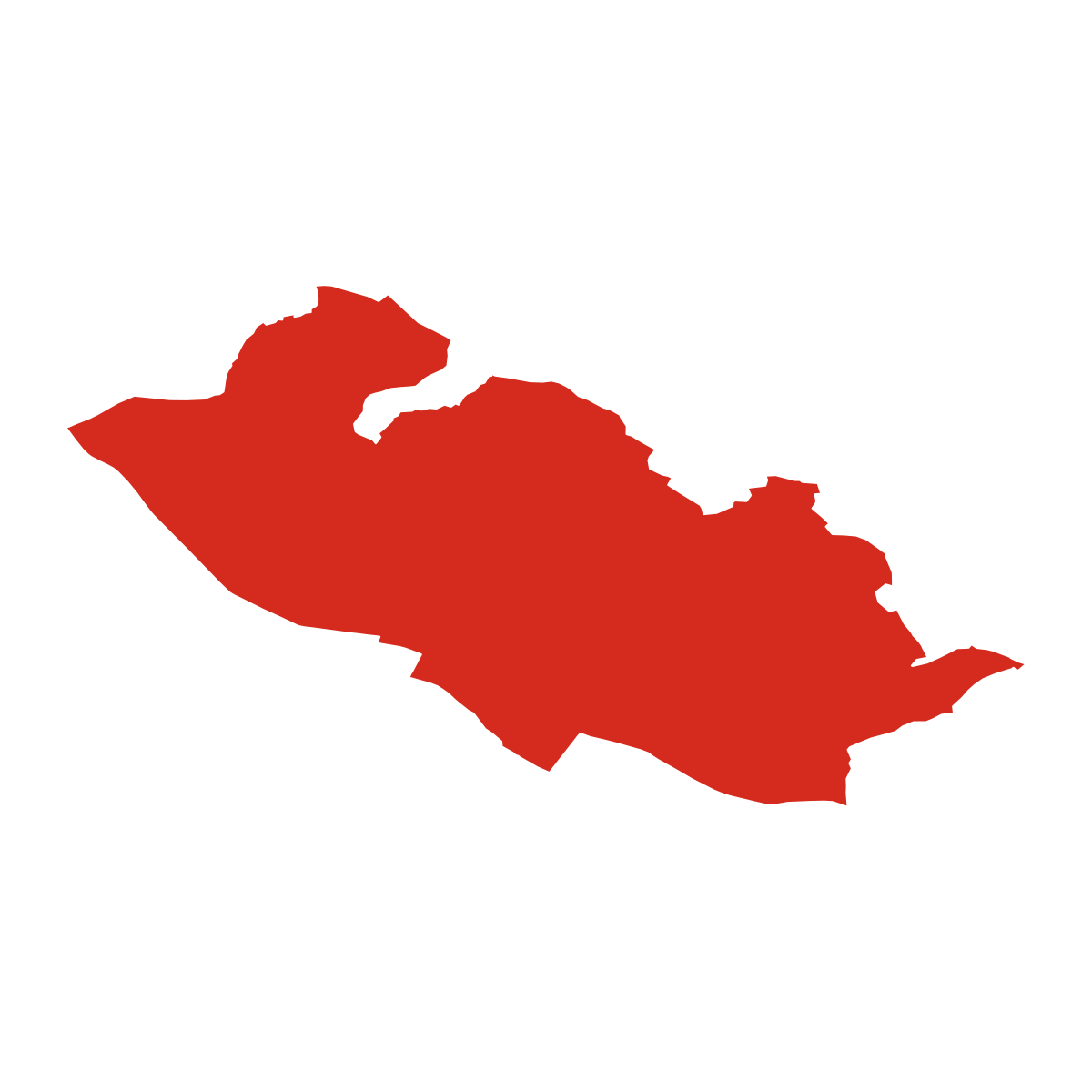 Zahrada boundary map