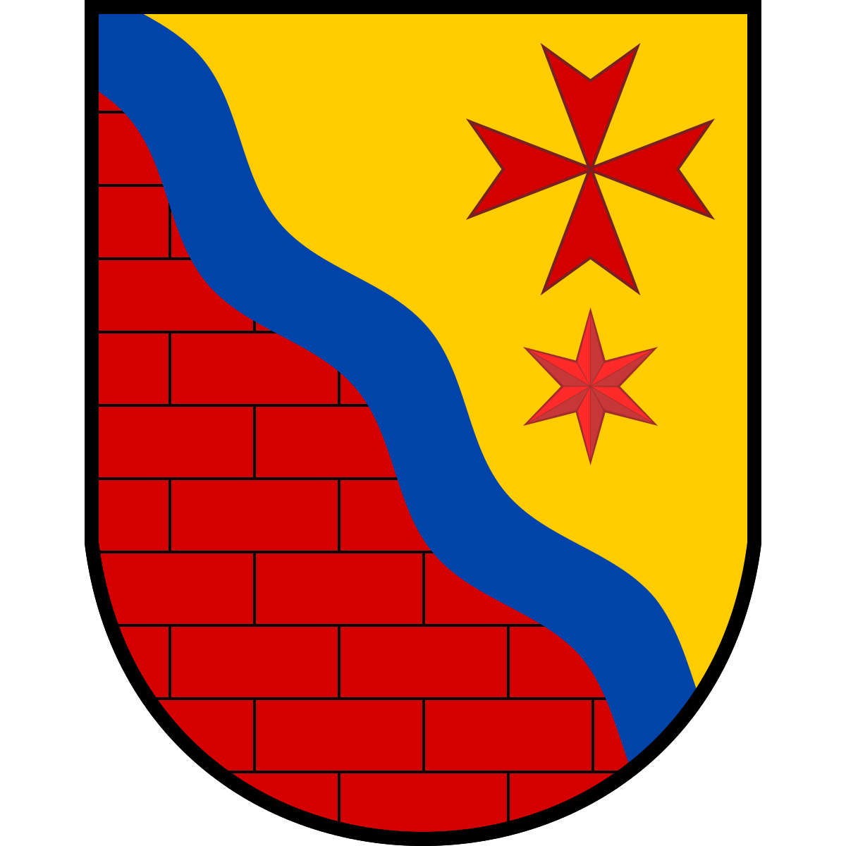 Coat of arms of Zájezd, Central Bohemian Region