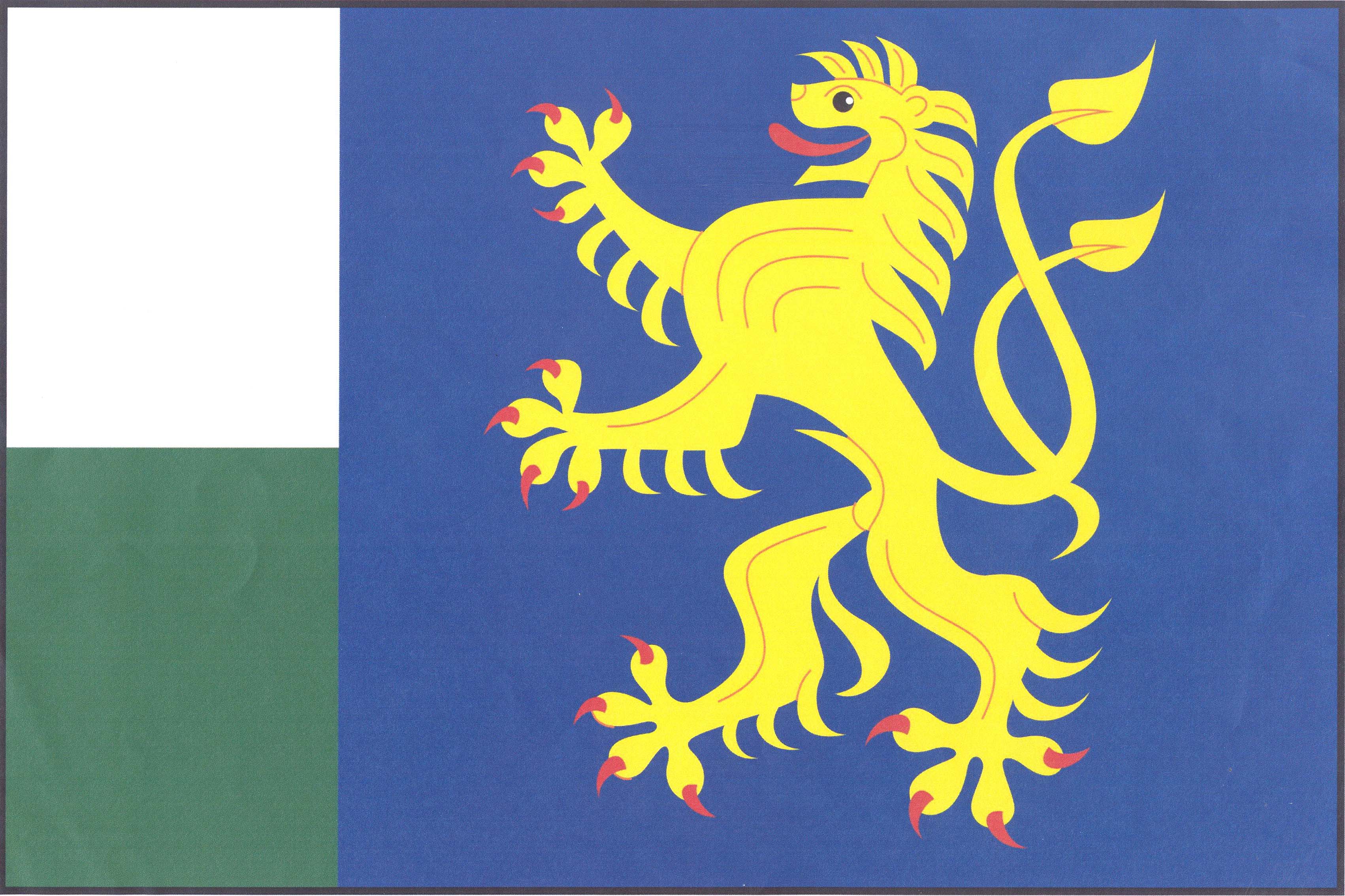 Flag of Zakopaná, Central Bohemian Region