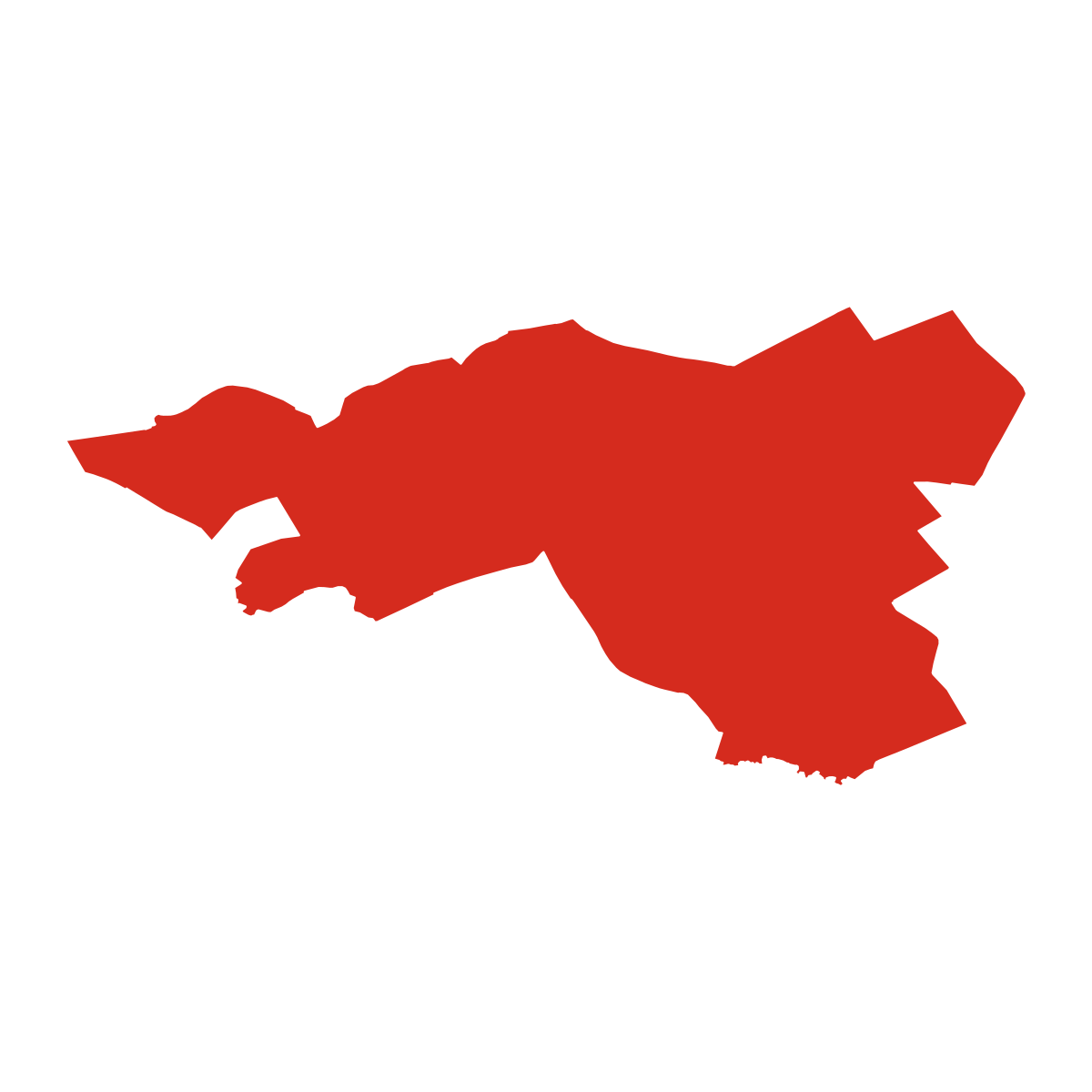 Žákovice boundary map