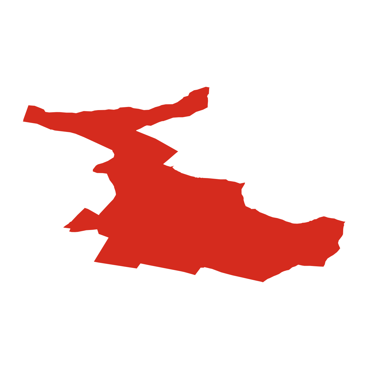 Zálesí boundary map