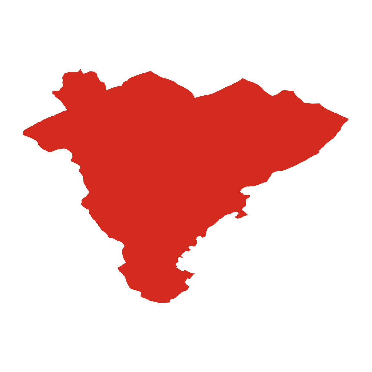 Zálesí boundary map