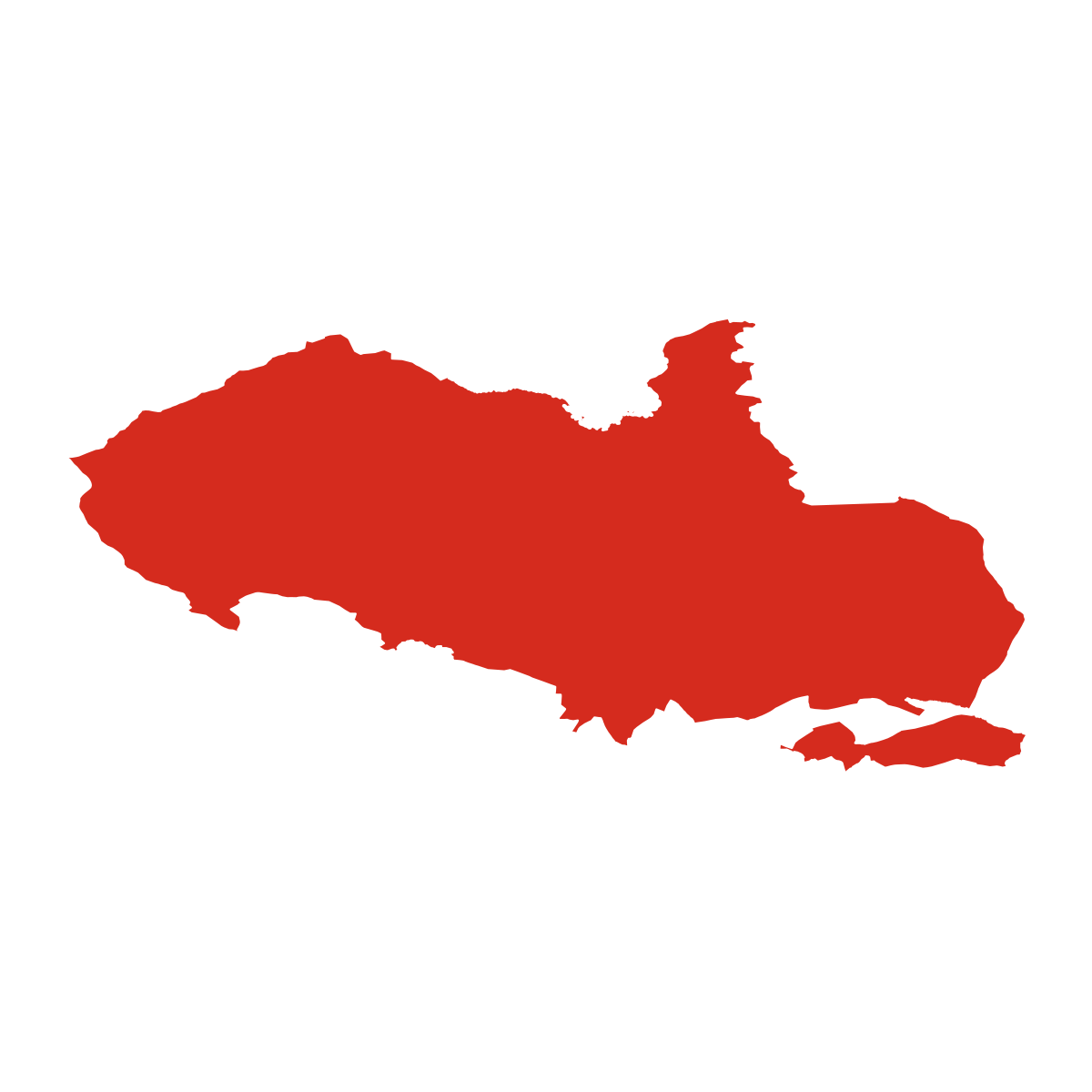 Zálesí boundary map