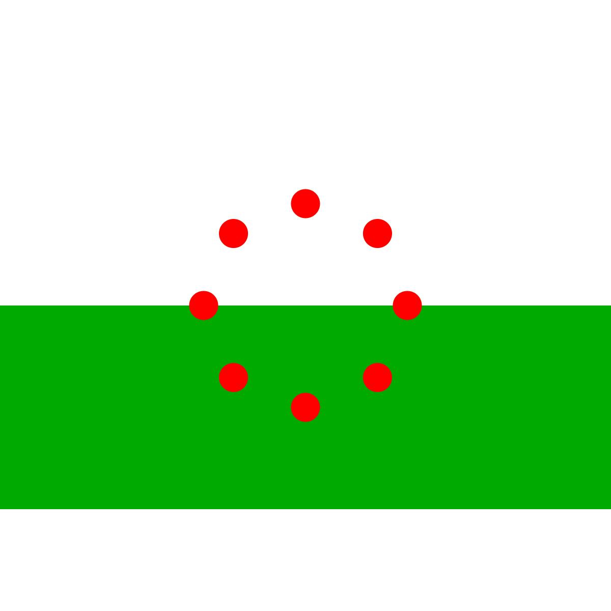 Flag of Zálesí, Vysočina Region