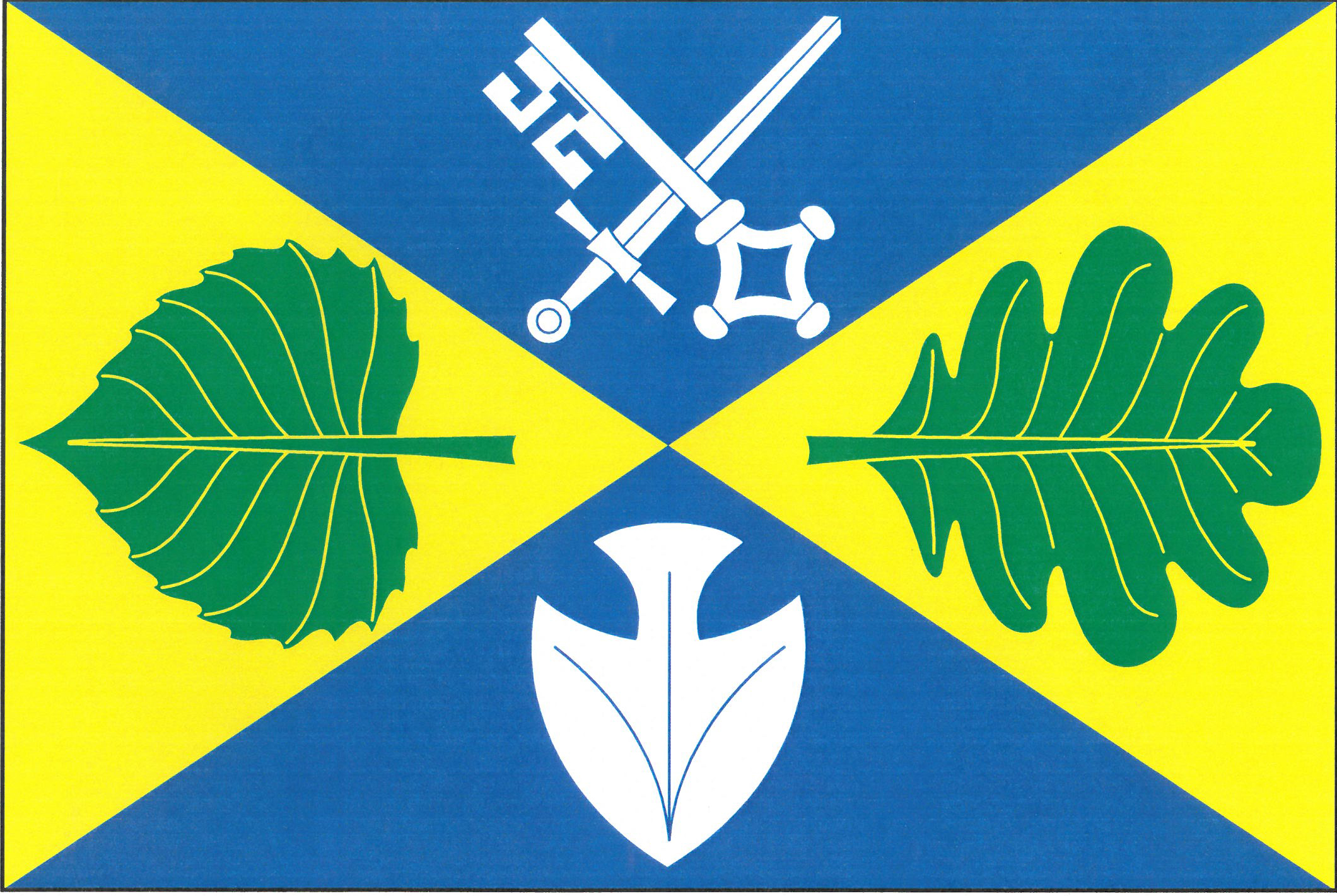 Flag of Zaloňov, Hradec Králové Region