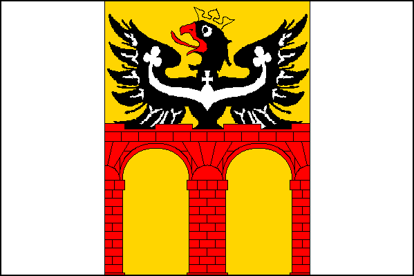 Flag of Zápověď, Moravian-Silesian Region