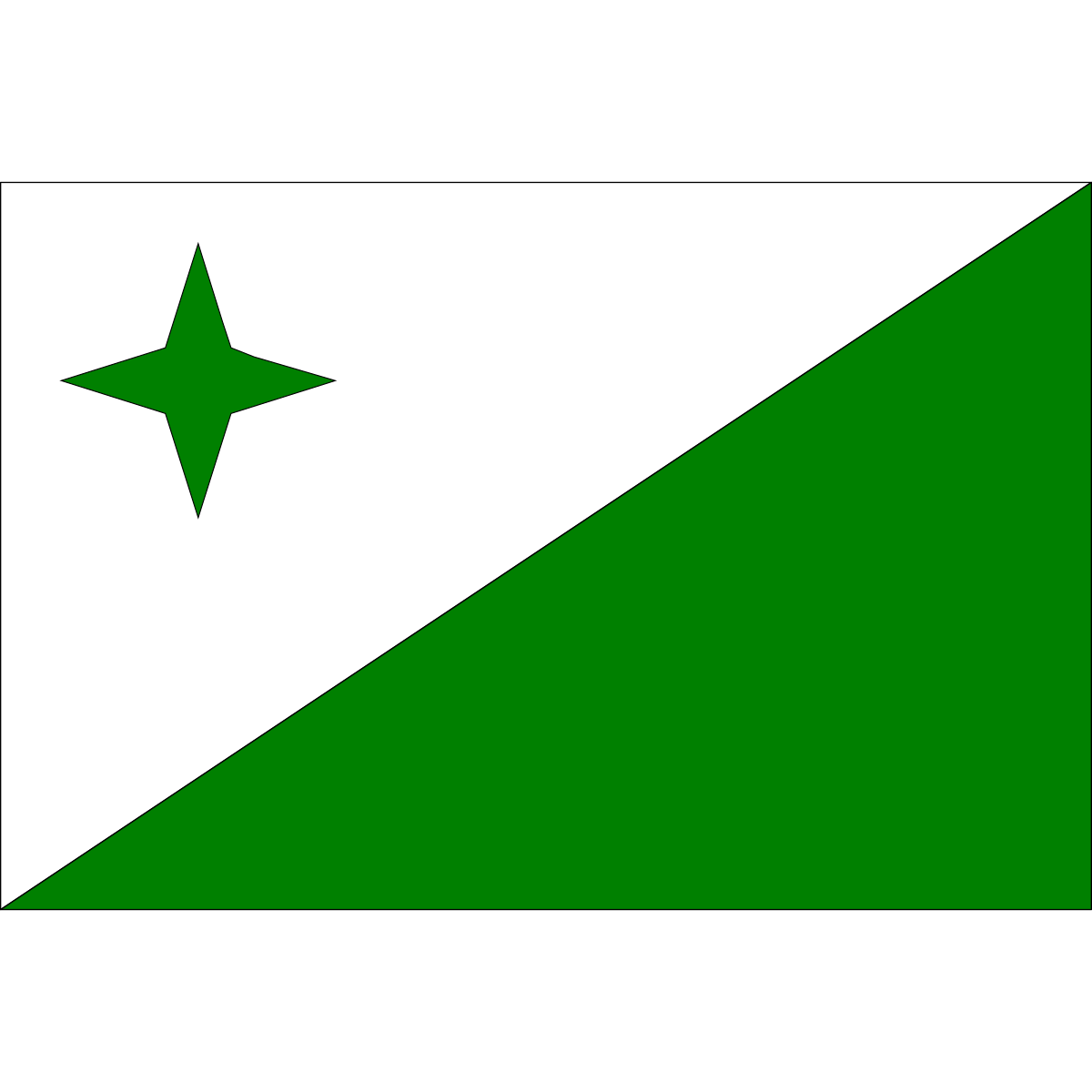 Flag of Zárubice, Vysočina Region