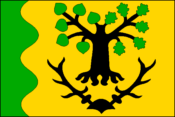 Vlajka obce Závišín, kraj Karlovarský kraj