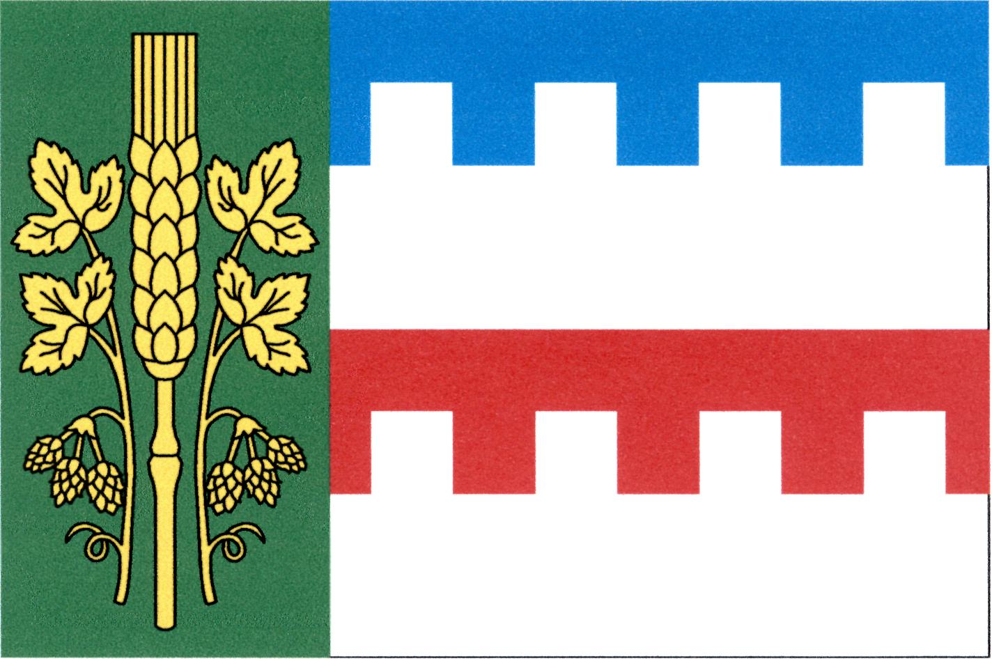 Flag of Zbrašín, Ústí nad Labem Region