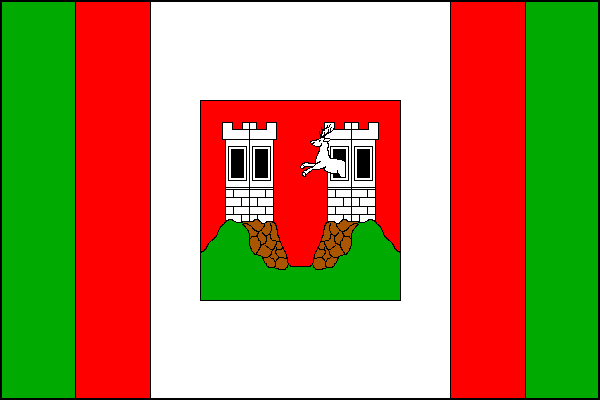 Flag of Zbyny, Liberec Region