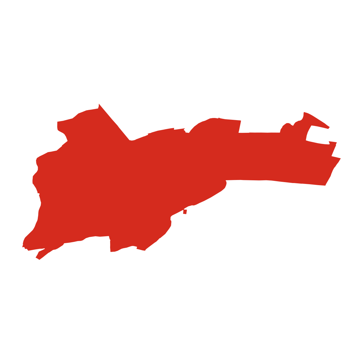 Ždánice boundary map