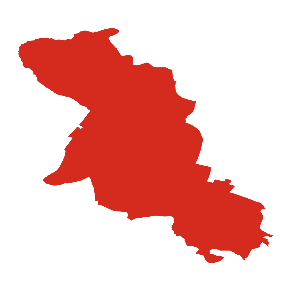 Žďárec boundary map