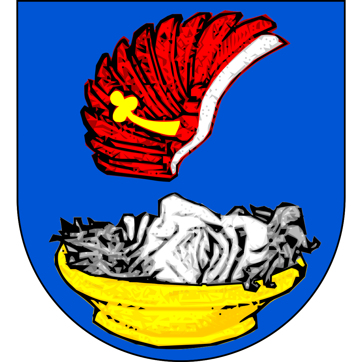 Coat of arms of Zderadiny, Central Bohemian Region