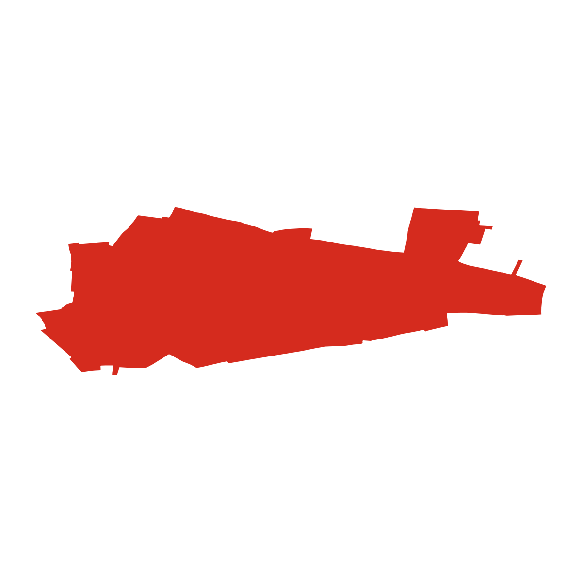 Želenice boundary map