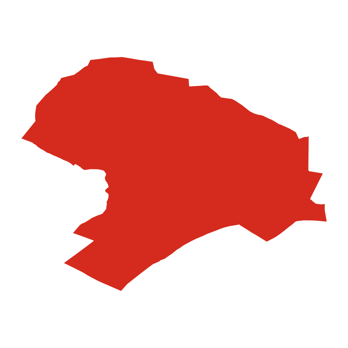 Želešice boundary map