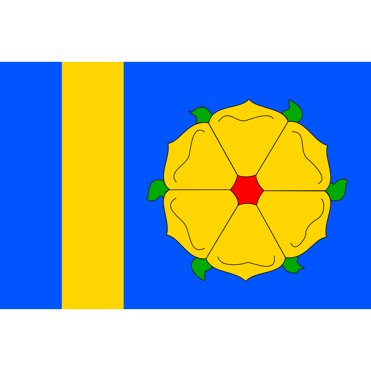 Flag of Želetava, Vysočina Region