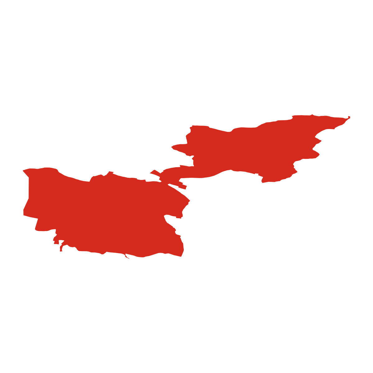 Želízy boundary map