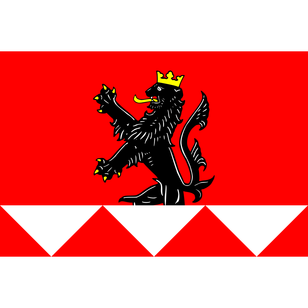 Flag of Žerotín, Olomouc Region