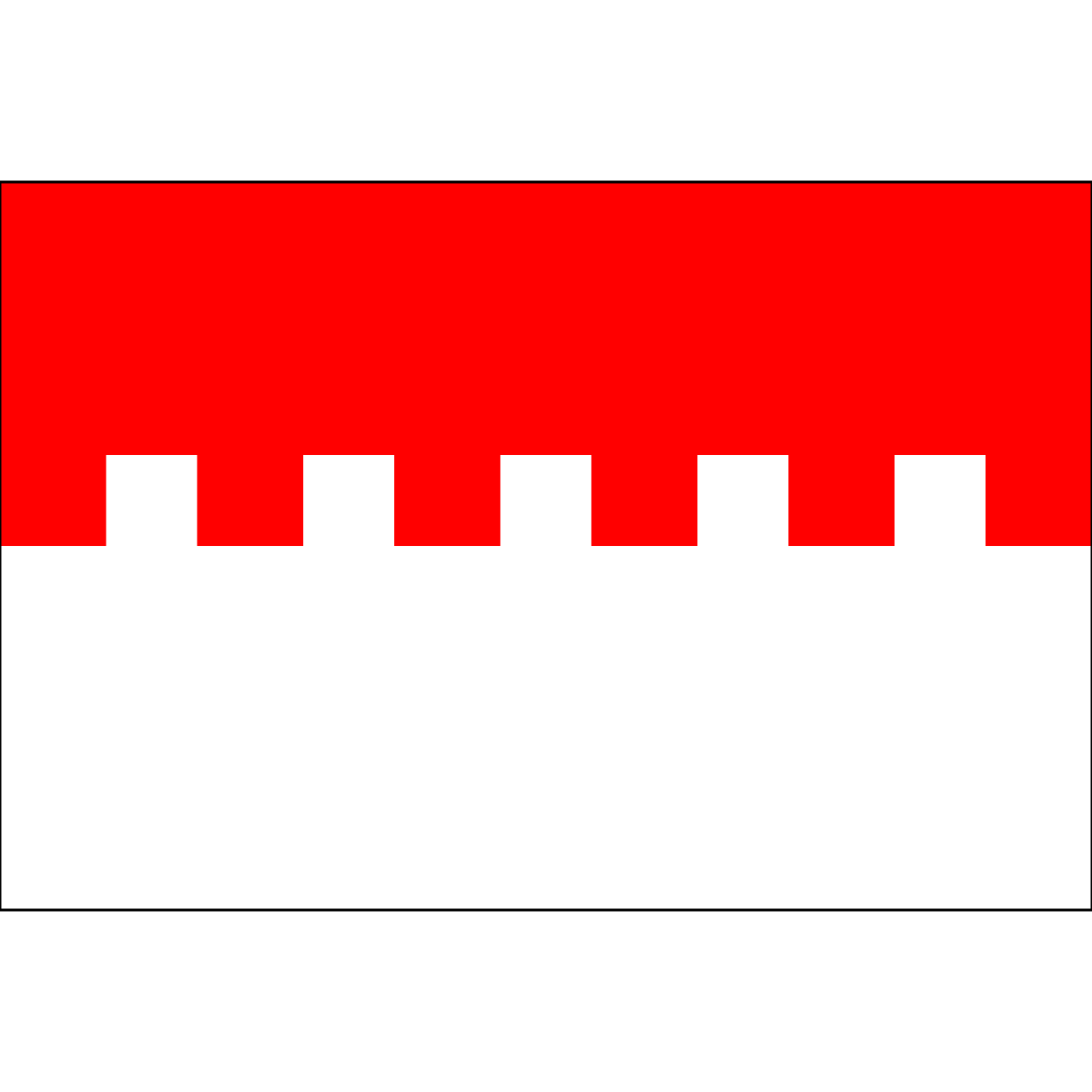 Flag of Žimrovice, Moravian-Silesian Region