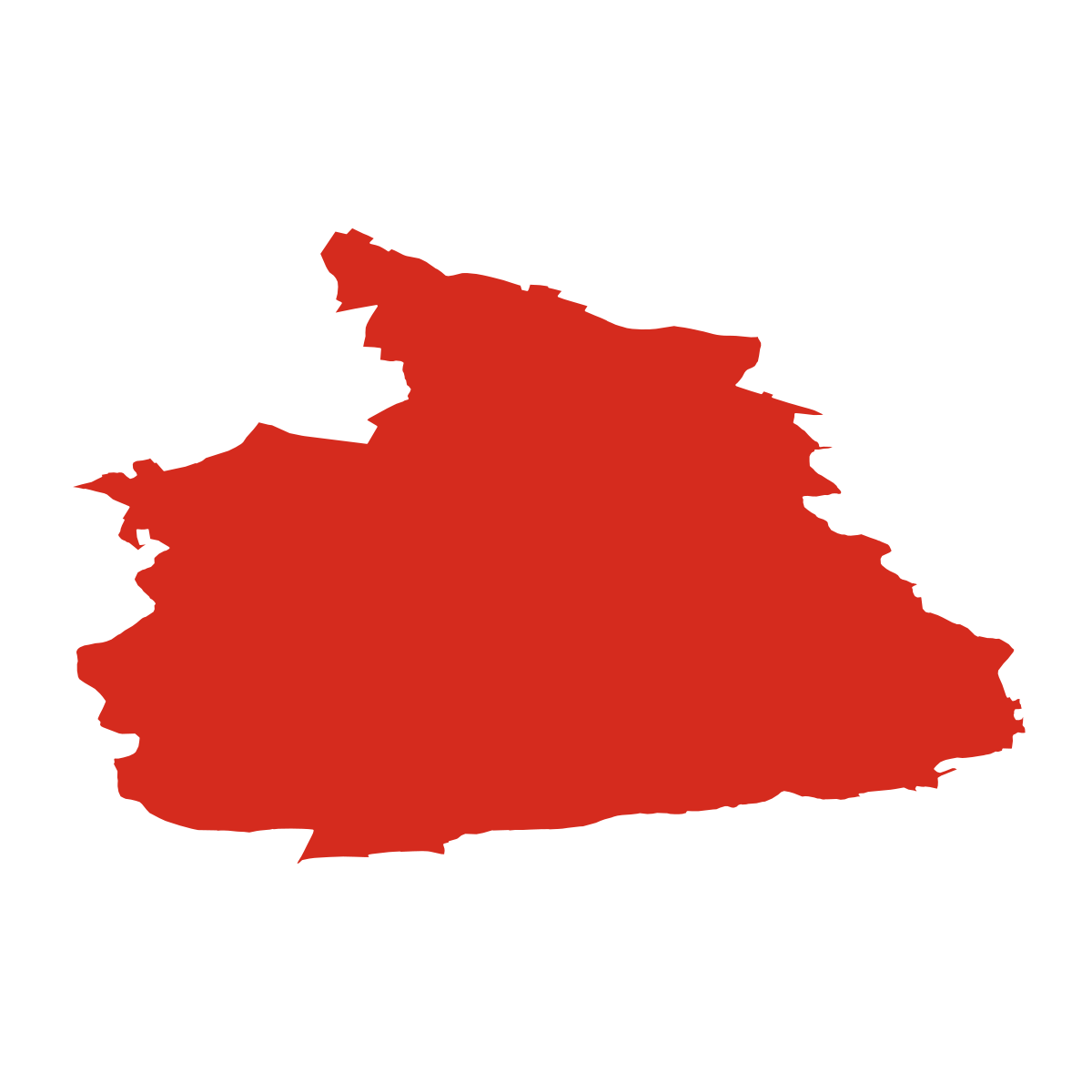 Živonín boundary map