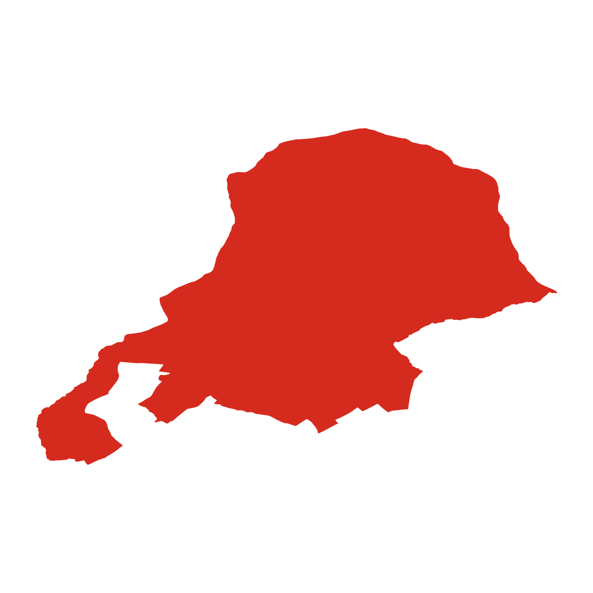 Zlámanec boundary map
