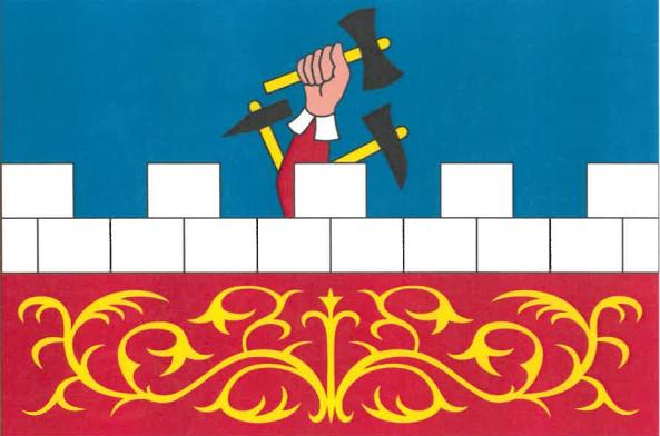 Vlajka obce Žlíbek, kraj Plzeňský kraj