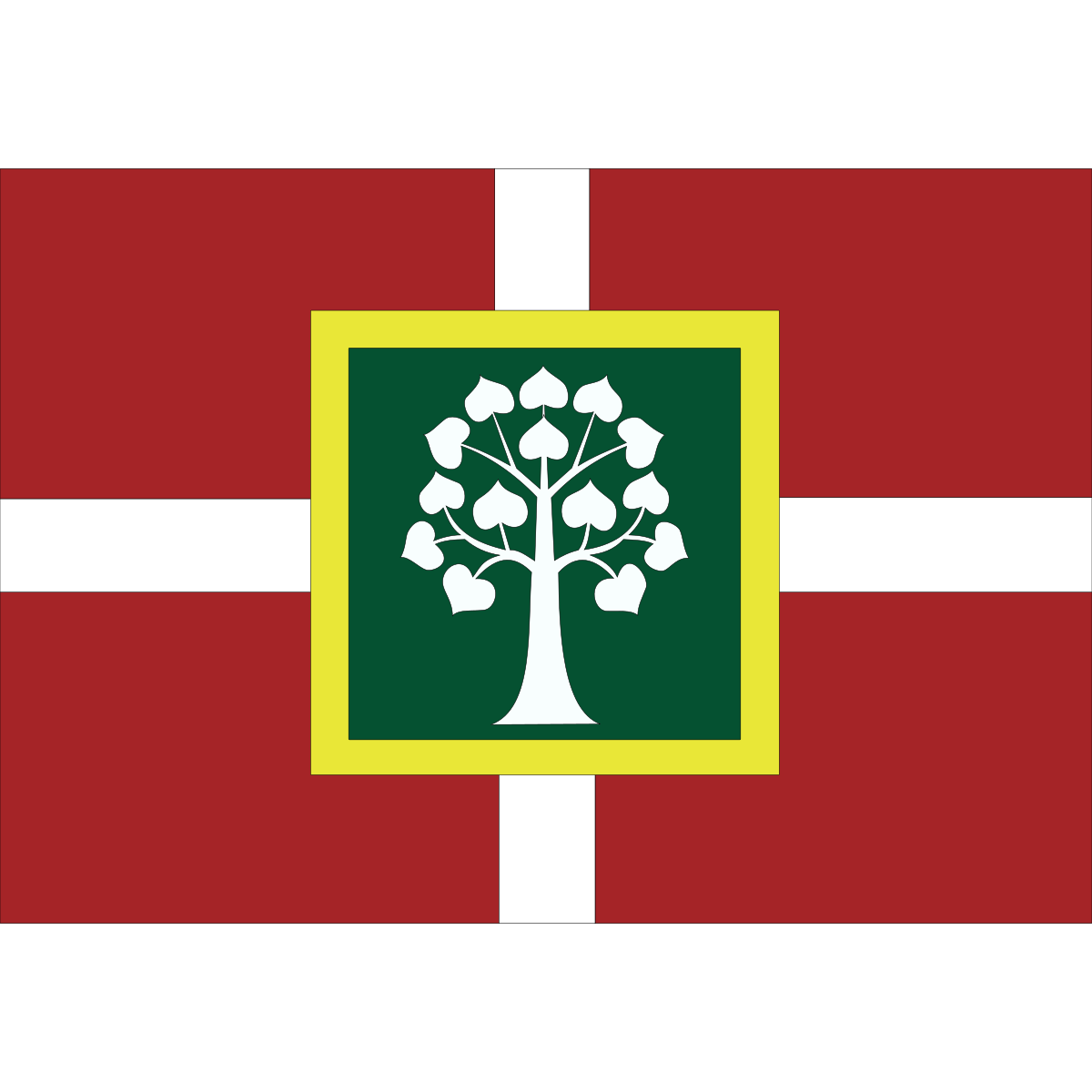 Flag of Žlutava, Zlín Region