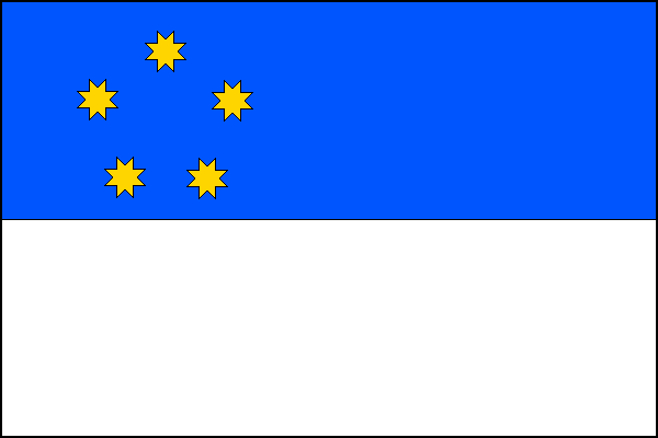 Flag of Zrůbek, Central Bohemian Region
