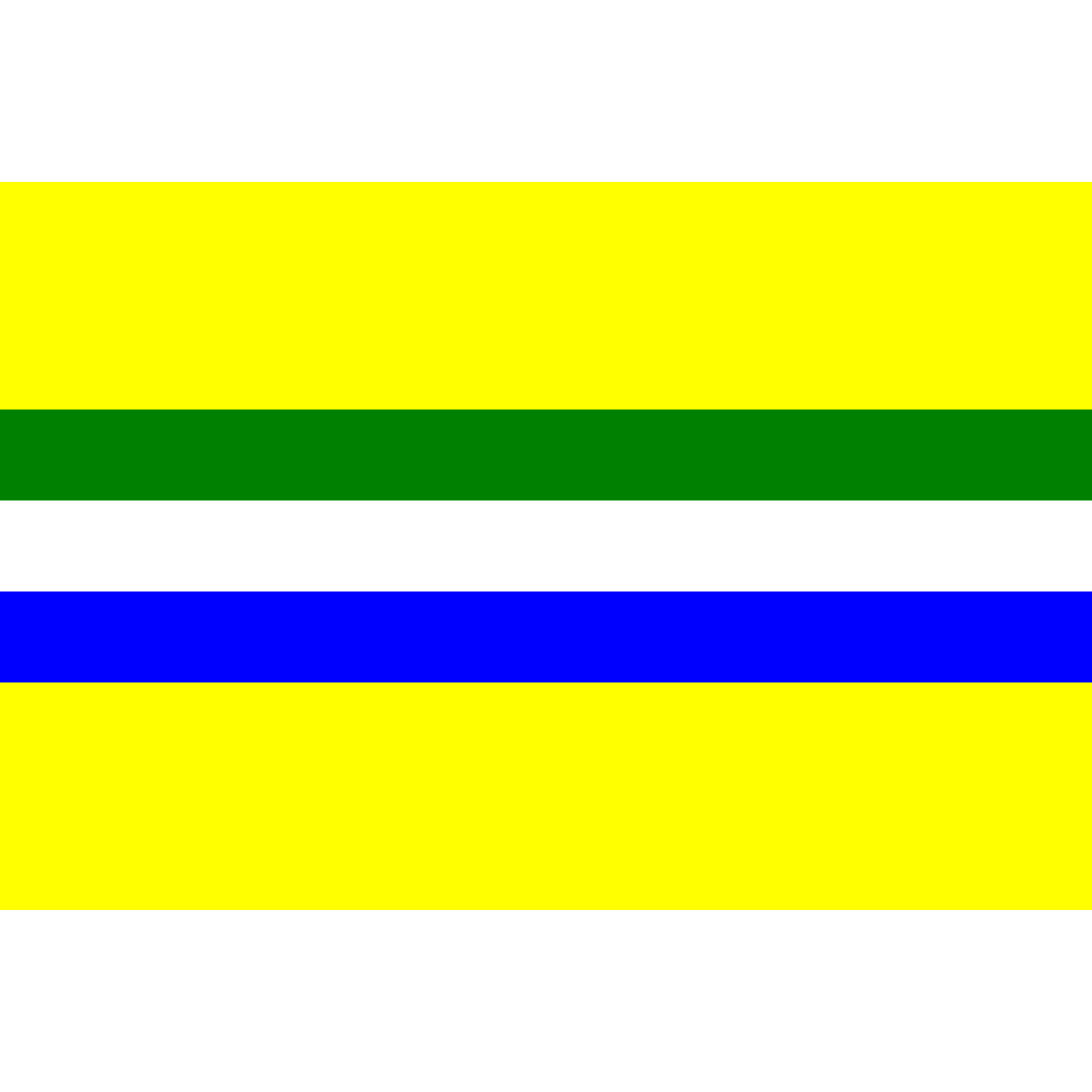 Flag of Zvíkovec, Plzeň Region