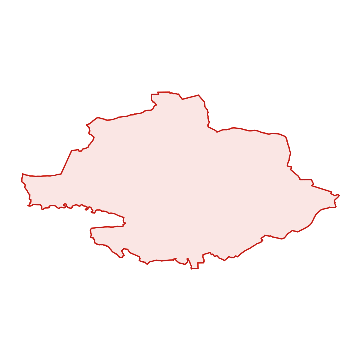 Mapa okresu SO ORP Hlučín s obcemi