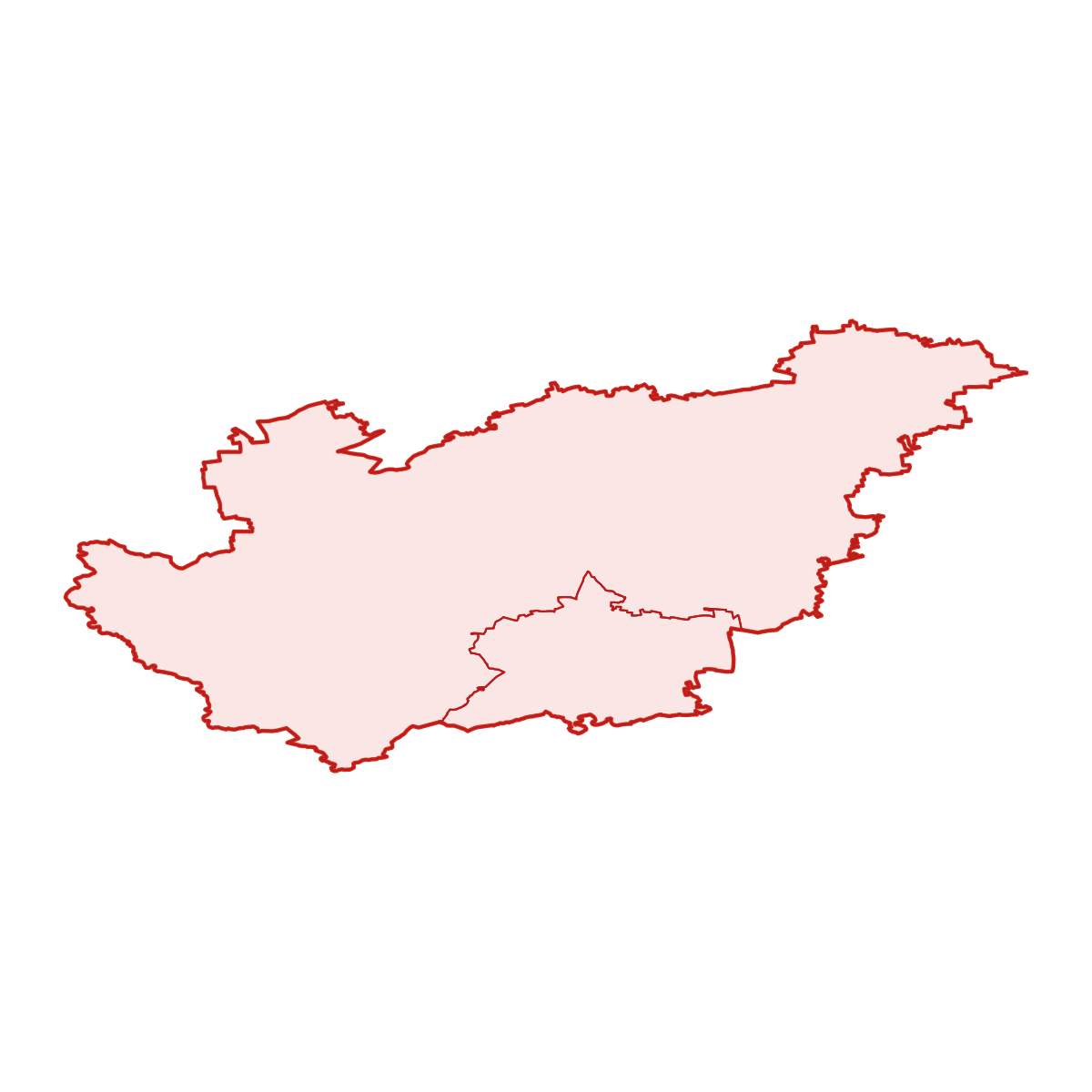 Mapa okresu SO ORP Kladno s obcemi