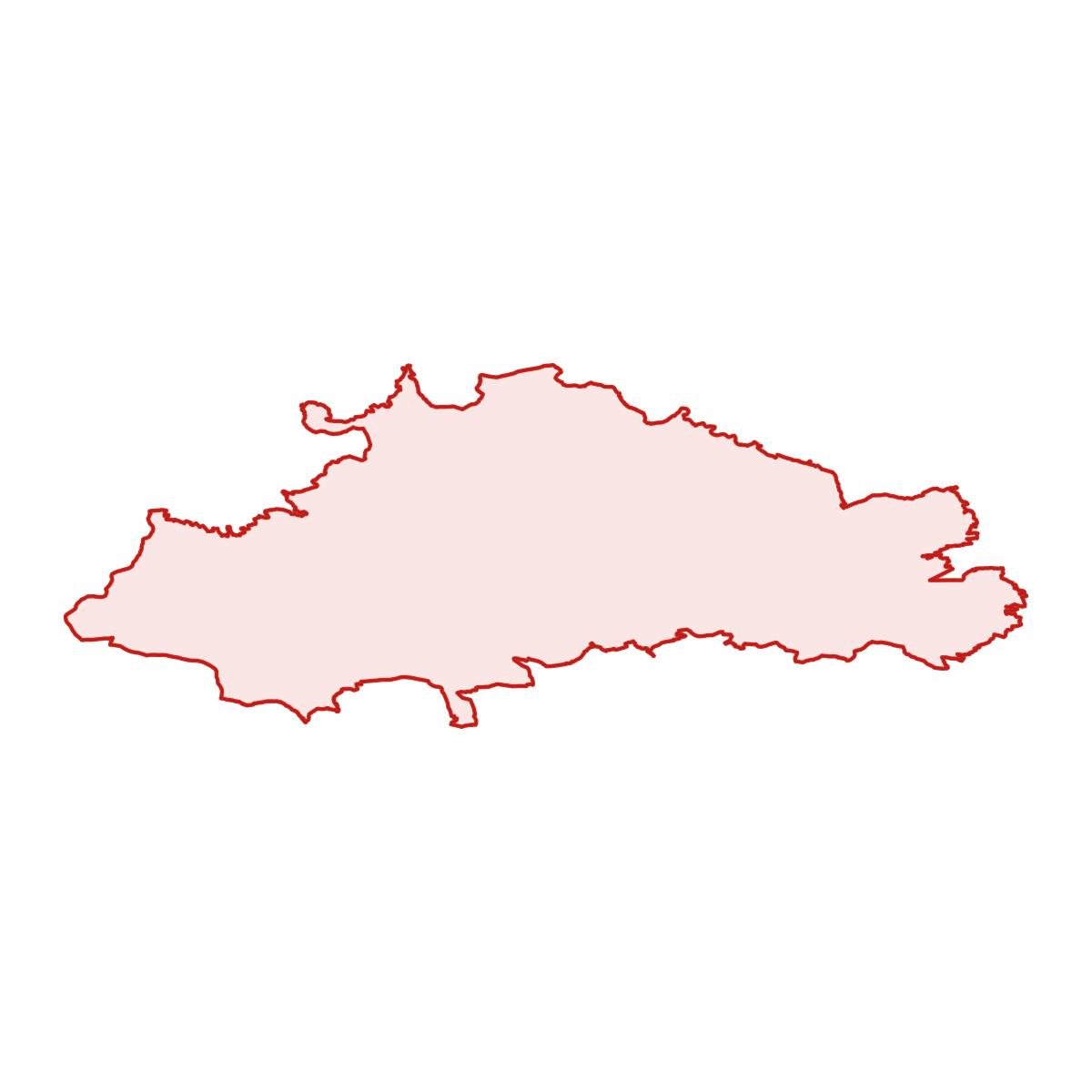 Map of SO ORP Mariánské Lázně with municipalities