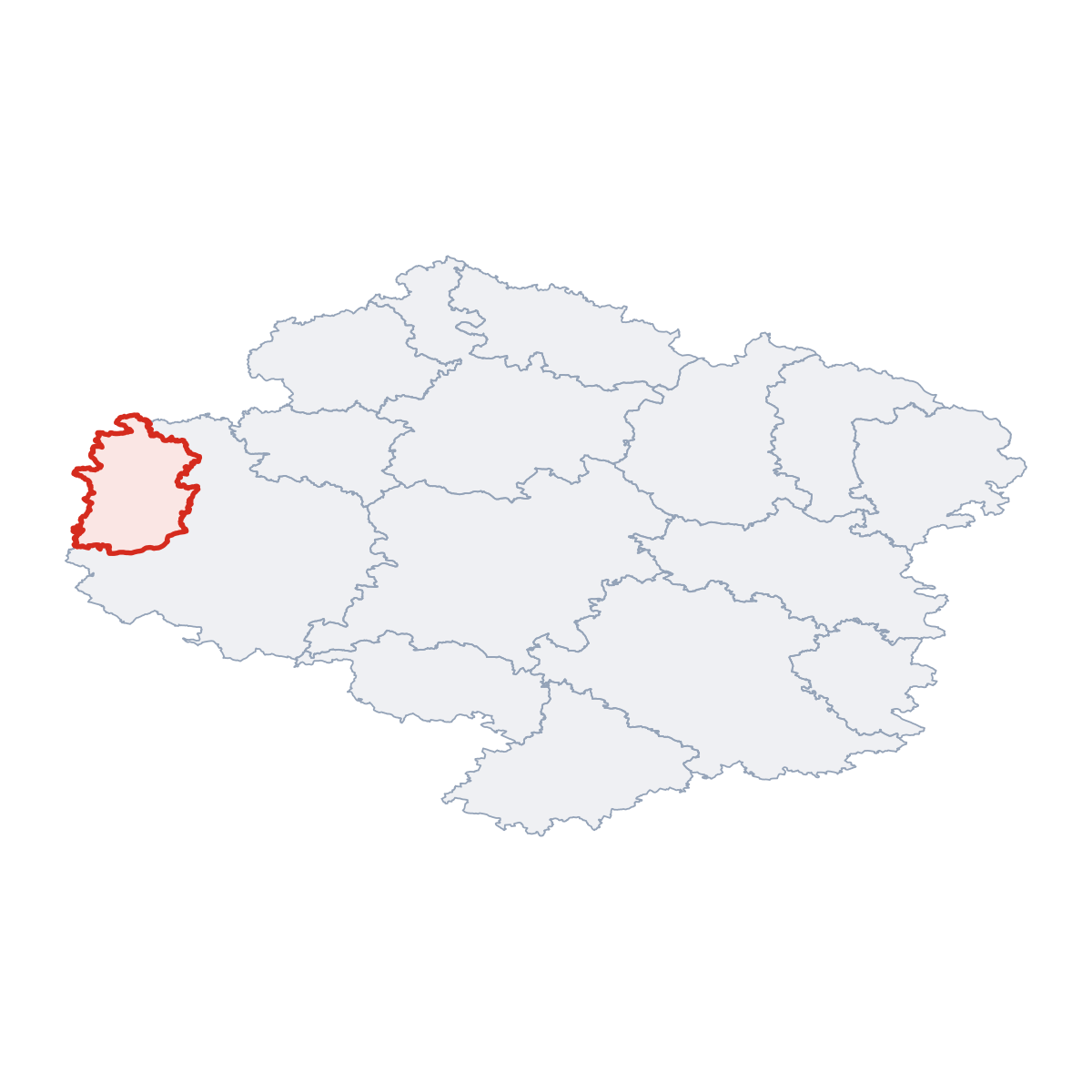 SO ORP Pacov v kraji Kraj Vysočina
