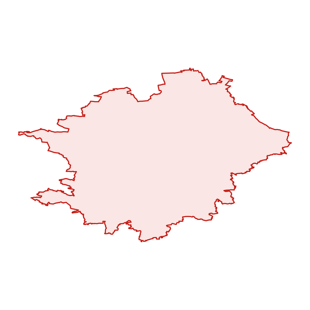 Mapa okresu SO ORP Podbořany s obcemi