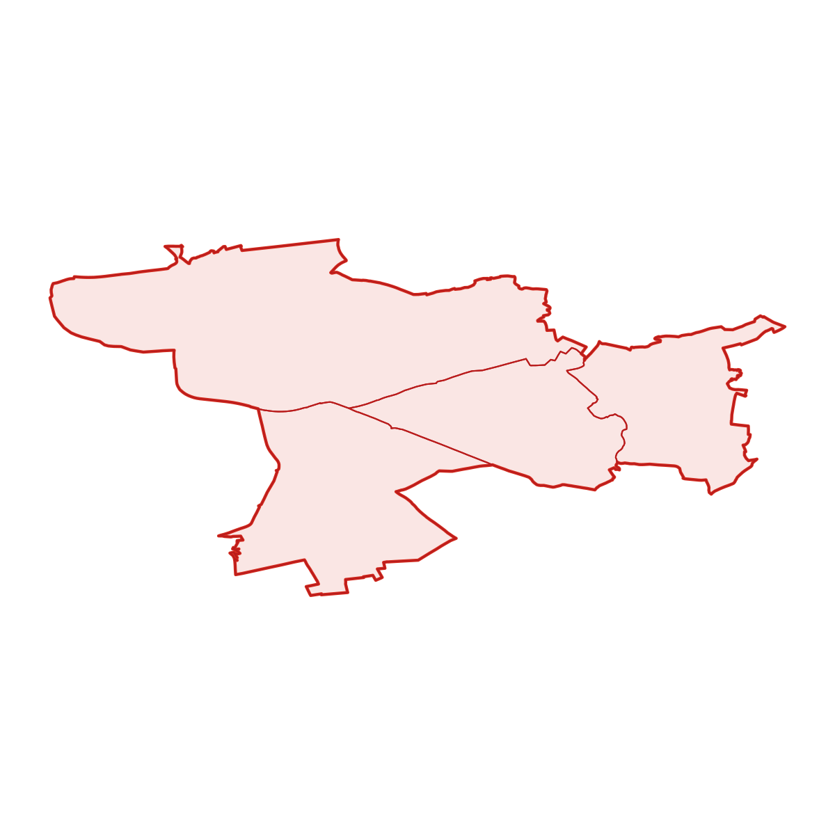 Map of SO Praha 11 with municipalities