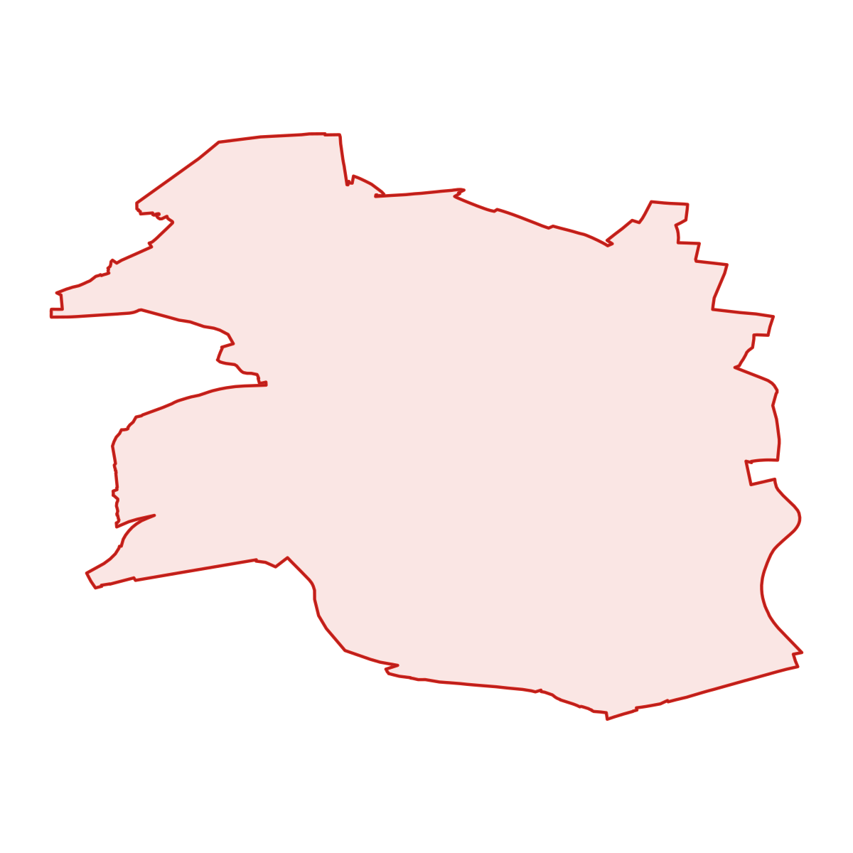 Map of SO Praha 9 with municipalities